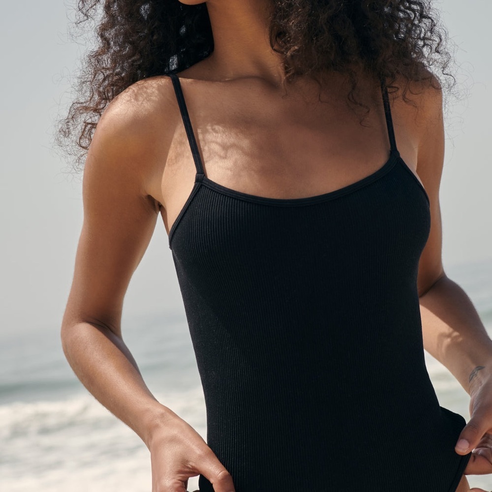 NWT FP Movement Free Throw Backless Bodysuit in O… - image 3